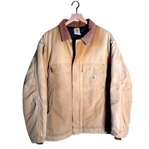 VNTG CARHARTT distressed 90s workwear chore jacket/barn jacket 48 (XL)